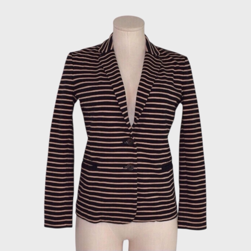 J‎ Crew Nautical Maritime Striped Blazer